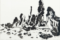 "Скалы 3", март 2009, бум./монотипия