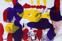 "Ночь в городе 1", 2009, бум./монотипия