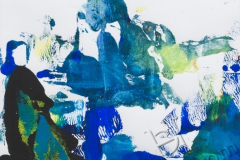 "Вечер на побережье", 2009, бум./монотипия