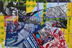 "Композиция 1", 2010, бум./смеш. техника
