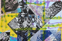 "Композиция 2", 2010, бум./смеш. техника