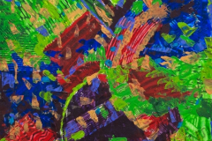 "Скоро лето", 2011, бум./смеш. техника, 32x32