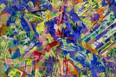 "Беспричинная радость", 2011, бум./смеш. техника, 32x32