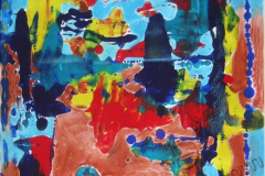 "Путешестия по морю и земле", 2009, бум./смеш. техника, 44x44