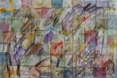 "Ночные думы 4", 2011, бум./акварель, 25x36