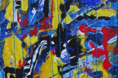 "Горячая ночь", сентябрь 2015, бум./акрил, 55x49