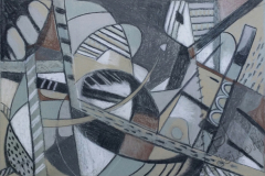 "Гости 4", 2020, смеш. техника, 50х74