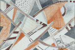 "Процесс 1", 2020, смеш. техника, 52х74