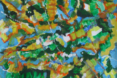 "День рождения Р.", январь 2016, бум./акрил, 49x55