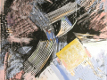 "Любовь 2" 2004, смешанная техника, 32x32