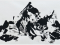 "Скалы 1", март 2009, бум./монотипия