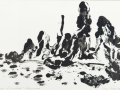 "Скалы 3", март 2009, бум./монотипия