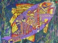 "Рыба 2", 2011, бум./смеш. техника, 40x40