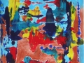 "Путешестия по морю и земле", 2009, бум./смеш. техника, 44x44
