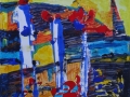 "Предрассвет", сентябрь 2015, бум./акрил, 52x58