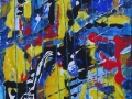"Горячая ночь", сентябрь 2015, бум./акрил, 55x49