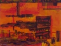 "Полдень", сентябрь 2015, бум./акрил, 49x55