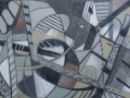 "Гости 4", 2020, смеш. техника, 50х74
