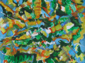 "День рождения Р.", январь 2016, бум./акрил, 49x55