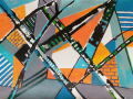 "Разрушенные дома 2", 2021, бумага/акрил,61х86