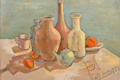 «Три апельсина», 1999, х/м, 50х60
