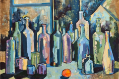 «Компания», 2000, х/темпера,масло, 60х80
