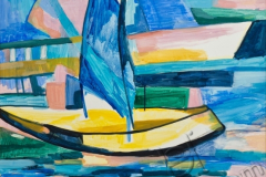 «Парусник», 2005, х/м, 84х78