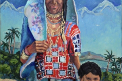 «Карнатака леди», 2009, х/м, 100х80