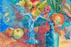 «Натюрморт с виноградом», 2010, к/м, 49х36