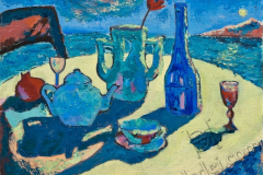 «Ночной натюрморт», 2010, к/м, 39х49