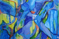 «Небесные девы», 2012, х/а, 100х80