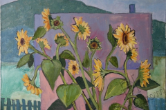 «Подсолнухи», август 2013, х/м, 40х50