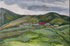 «Этюд 1», август 2013, к/м, 30х40