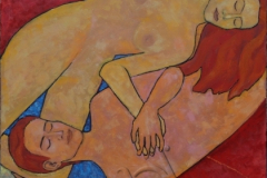 «Отражение Солнца и Луны», февраль 2014, х/м, 100х70