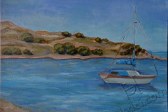 «Хараки. Полдень на море», июнь 2014, к/м, 30х40