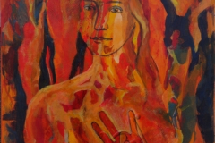 "Огонь", октябрь 2015, х/а, 70х50