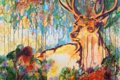 «Дух Леса 1», 2018, х/акрил, 95х70
