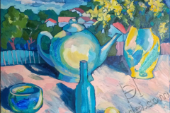 «Летний чай», 2018, х/м, 40х50