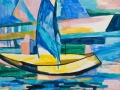 «Парусник», 2005, х/м, 84х78