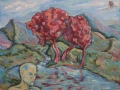 «Горная река (Река времени)», 2009, х/м, 80х100