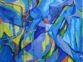 «Небесные девы», 2012, х/а, 100х80