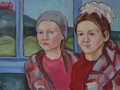 «Девочки из Ишкула», август 2013, к/м, 30х40