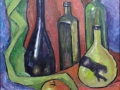 «Натюрморт с желтой бутылкой», 2014, х/м, 40х30